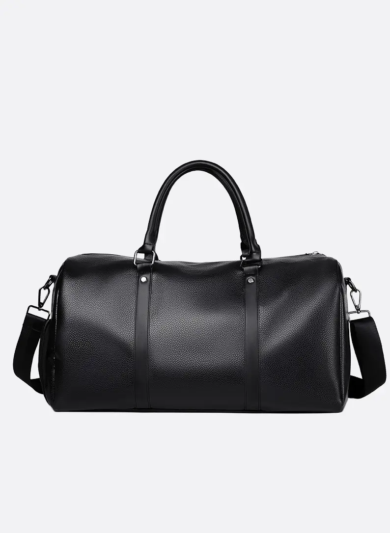 Unisex Travel Duffel Bag with Handles, Shoulder Strap and Compartments