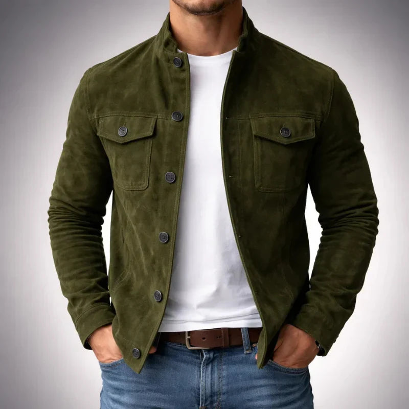 Men's Pocket Matte-Finish Jacket