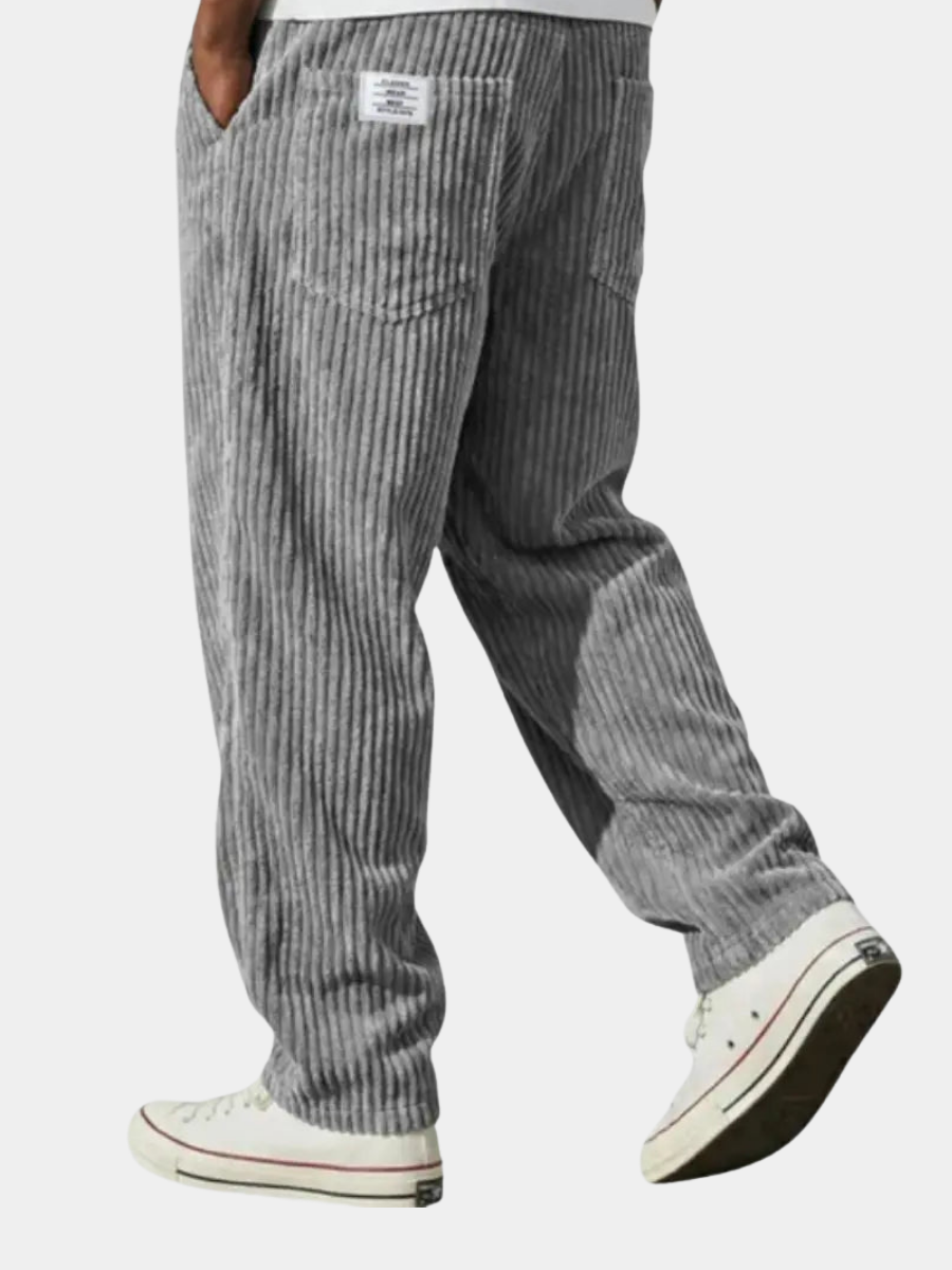 Men's Relaxed Ribbed Pants