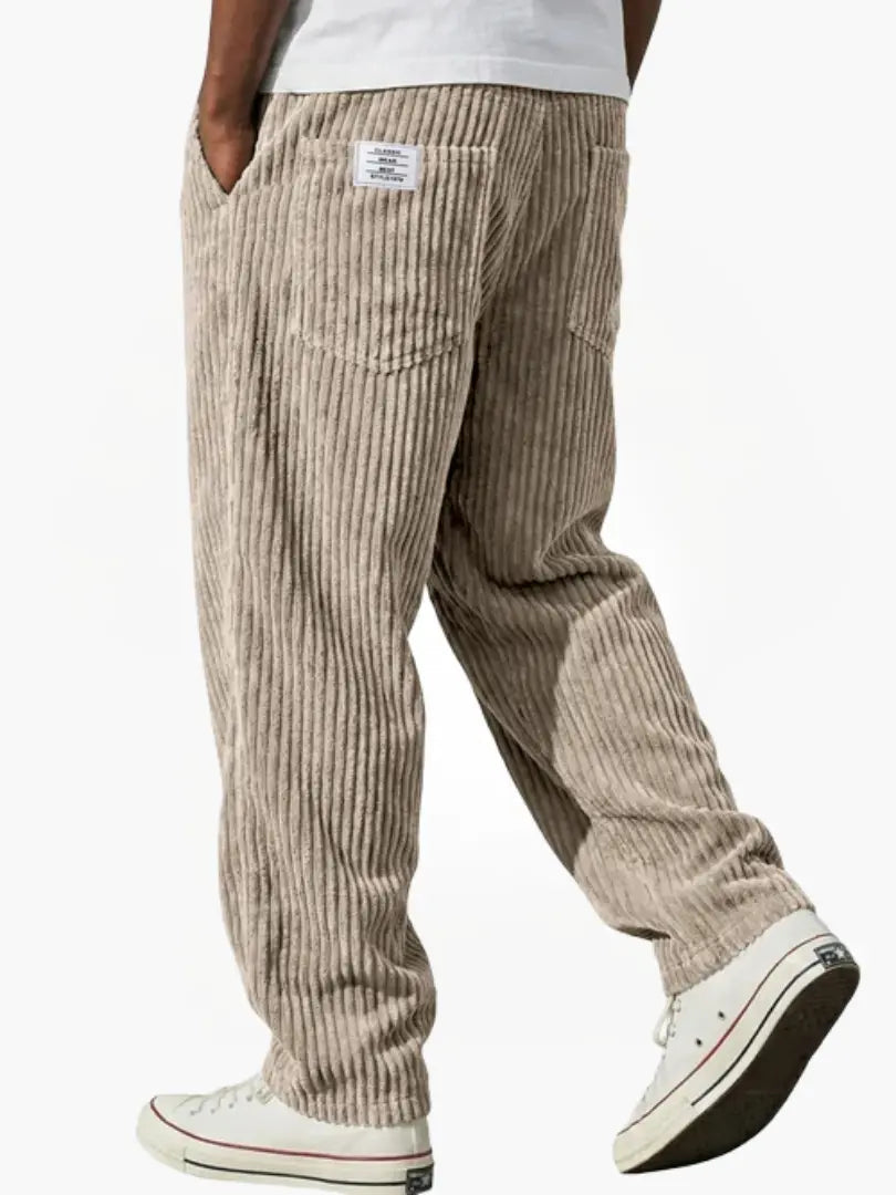 Men's Relaxed Ribbed Pants