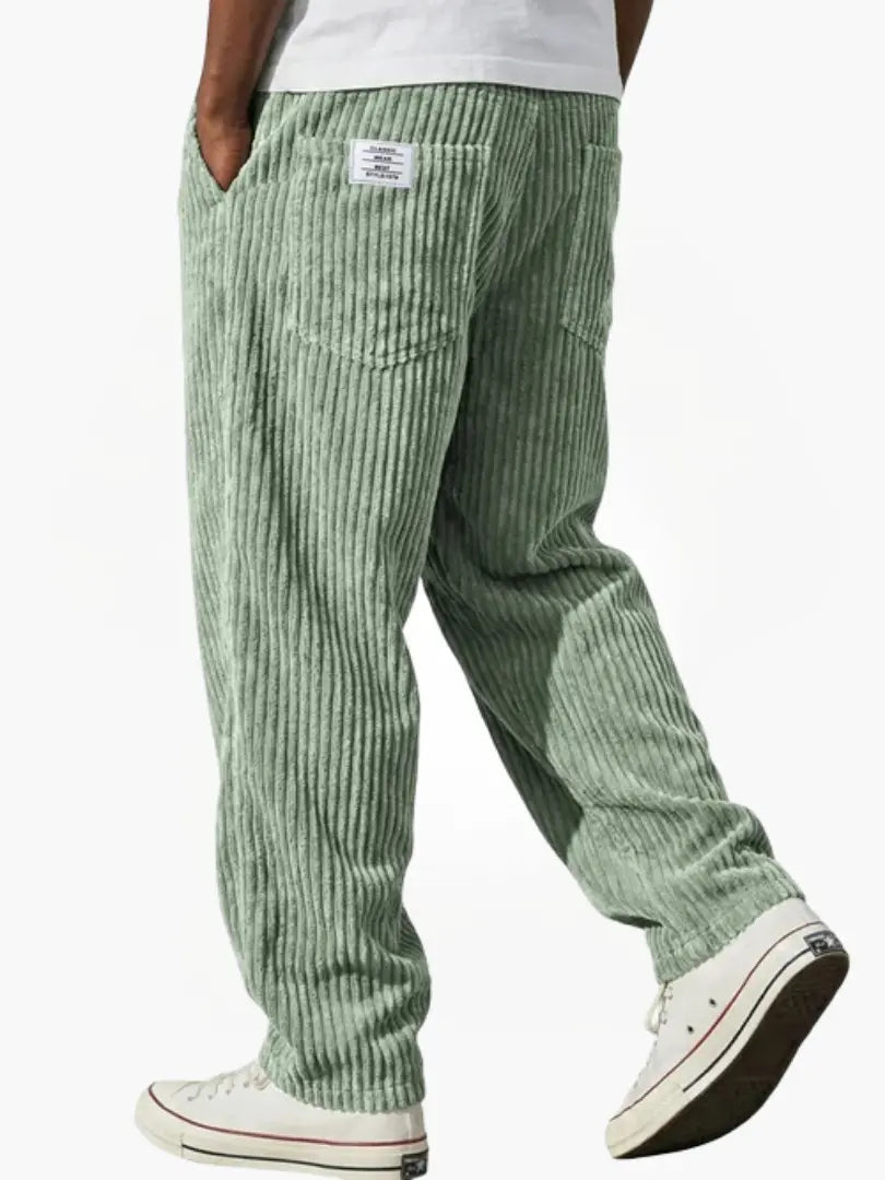 Men's Relaxed Ribbed Pants