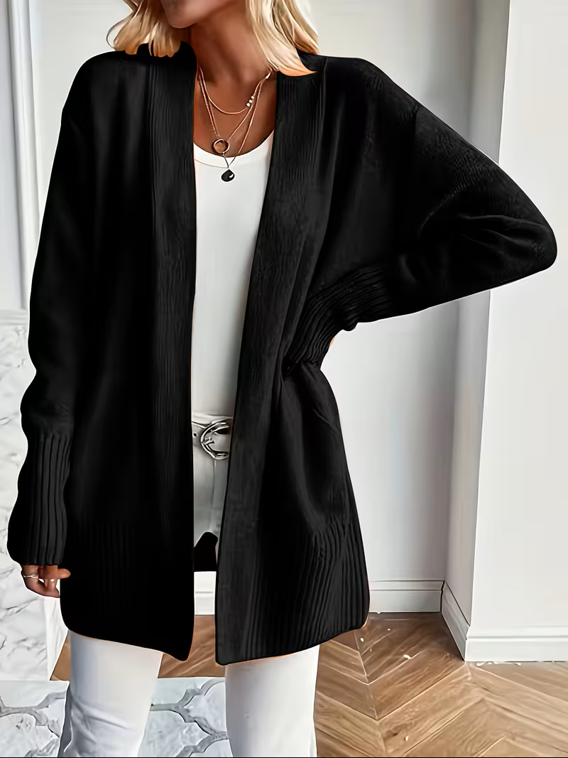 Women's Relaxed Open-Front Cardigan
