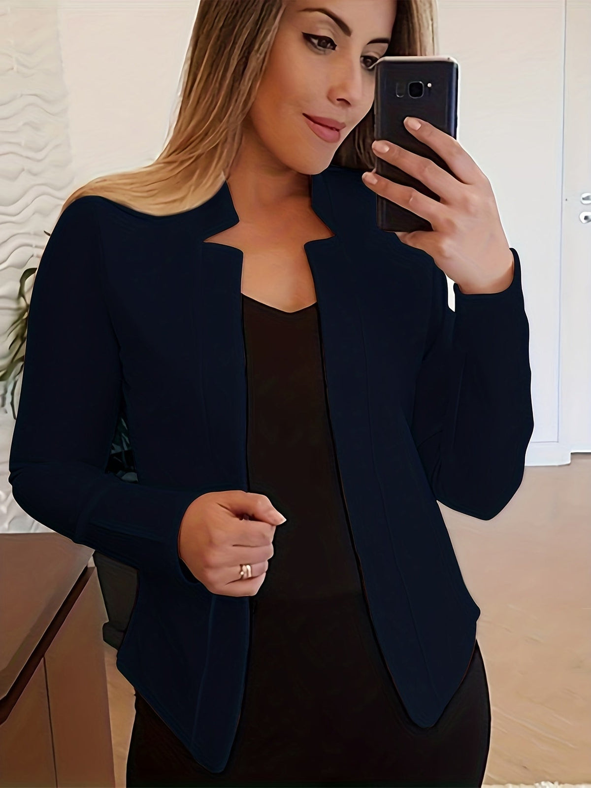 Women's Open Front Tailored Jacket