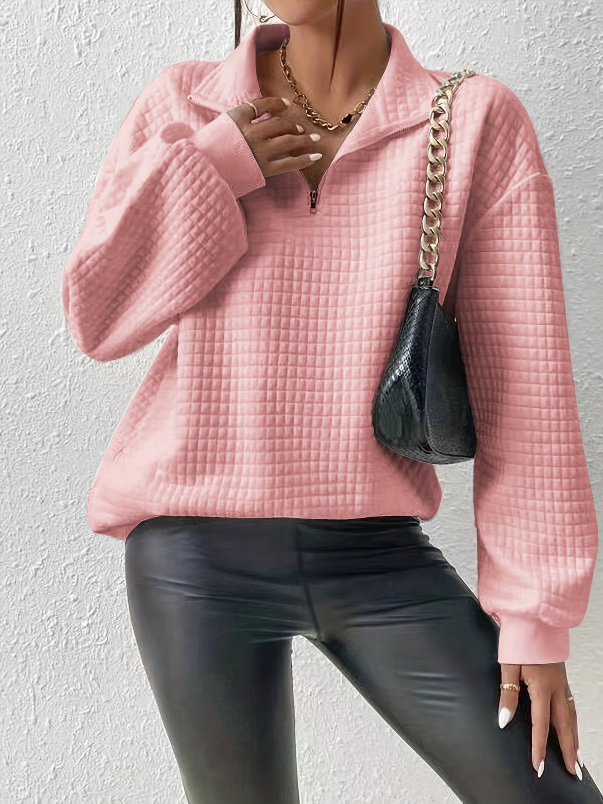Women's Relaxed Quarter-Zip Pullover