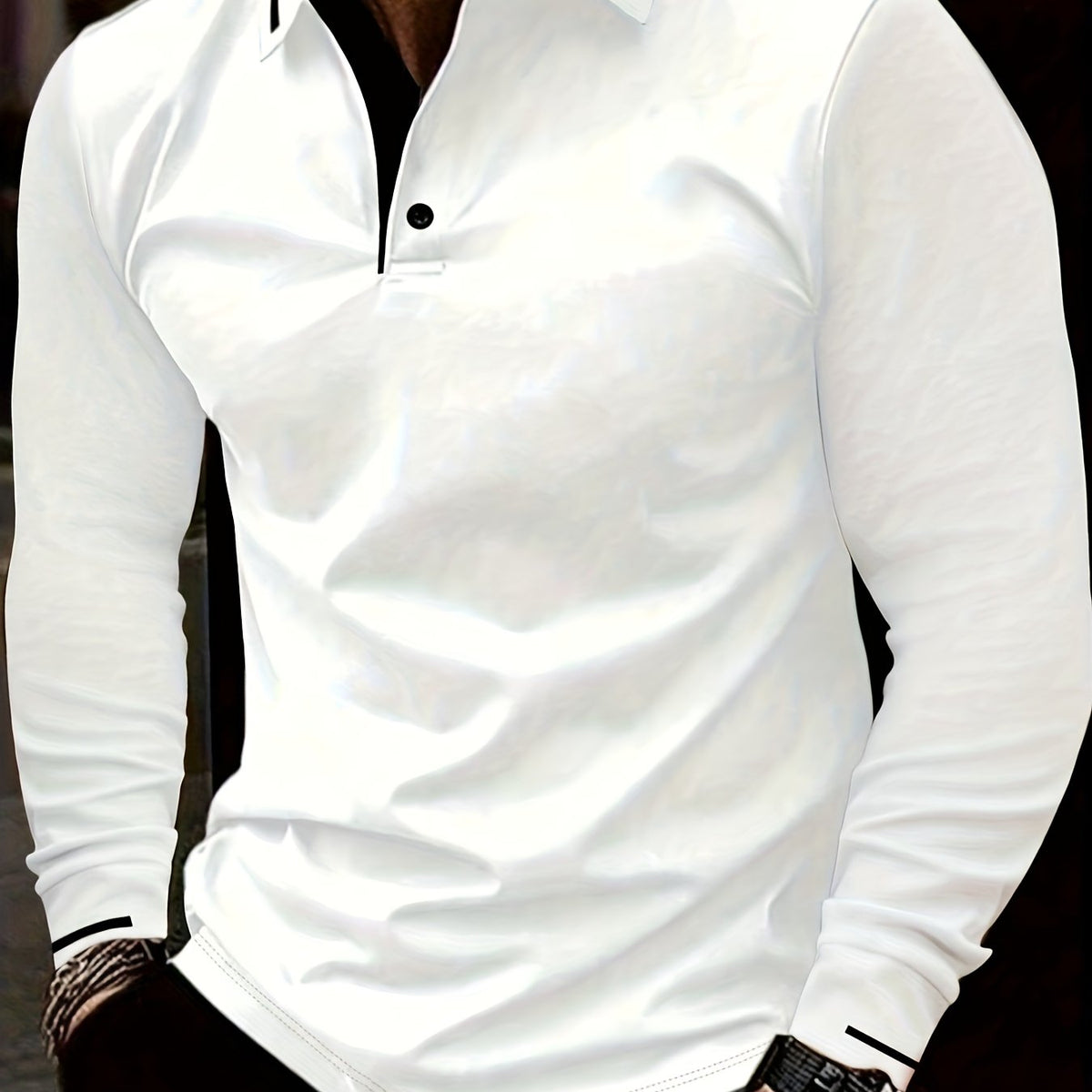 Men's Long-Sleeve Polo Shirt