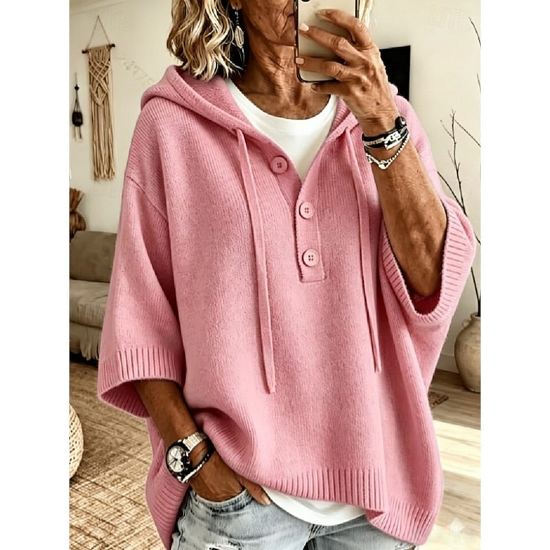 Women's Relaxed Hooded Sweater