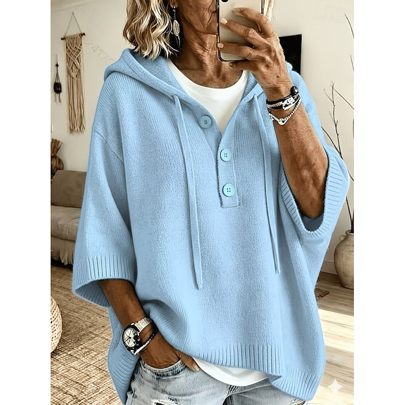 Women's Relaxed Hooded Sweater