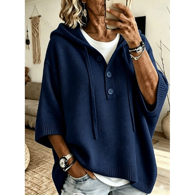 Women's Relaxed Hooded Sweater