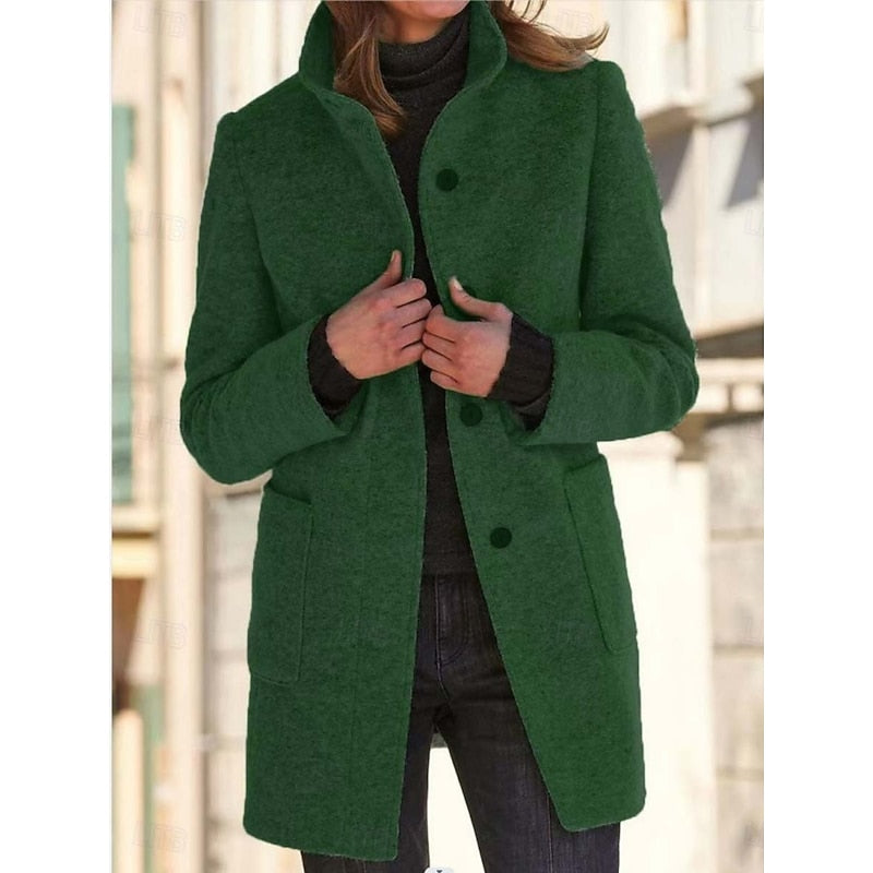 Women's Stand-Collar Coat
