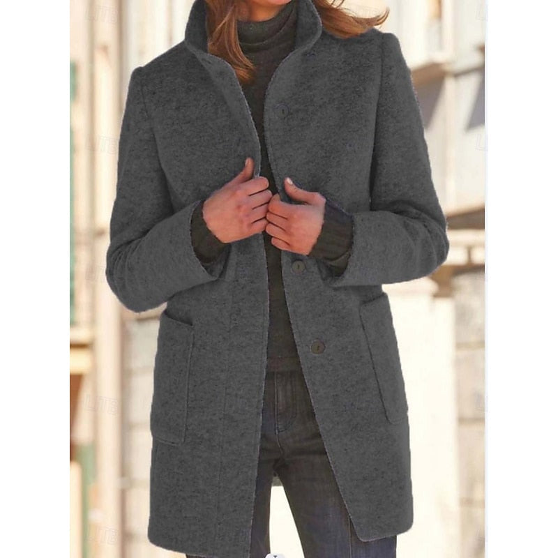 Women's Stand-Collar Coat
