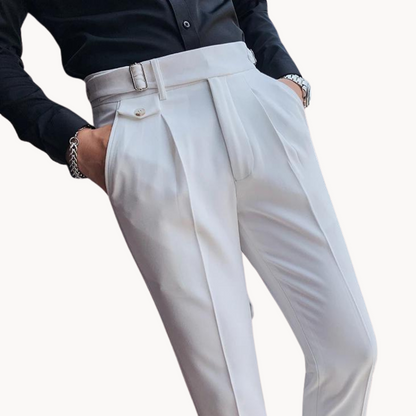 Marcello Sharp Pleated Trousers