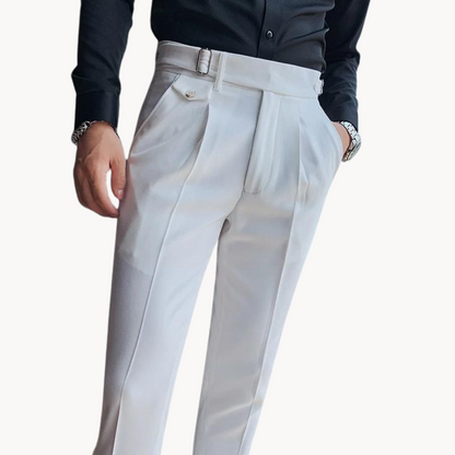 Marcello Sharp Pleated Trousers