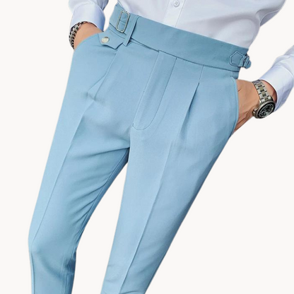 Marcello Sharp Pleated Trousers