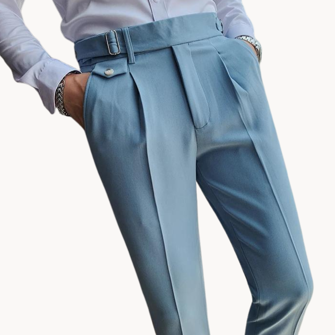 Marcello Sharp Pleated Trousers