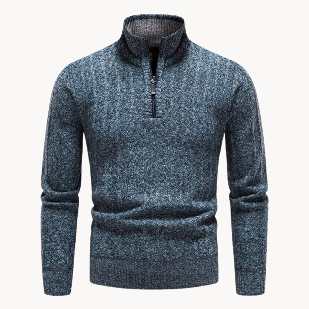 Freddie Quarter Zip Sweater