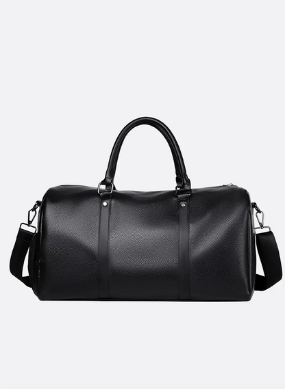 Unisex Travel Duffel Bag with Handles, Shoulder Strap and Compartments