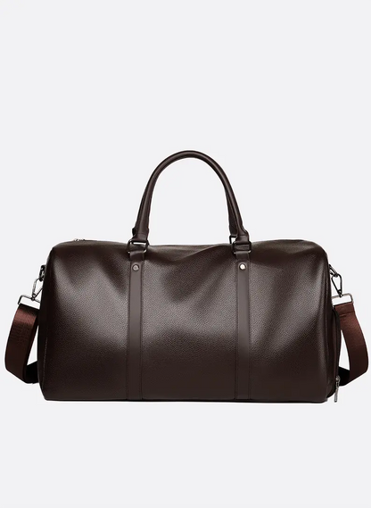 Unisex Travel Duffel Bag with Handles, Shoulder Strap and Compartments