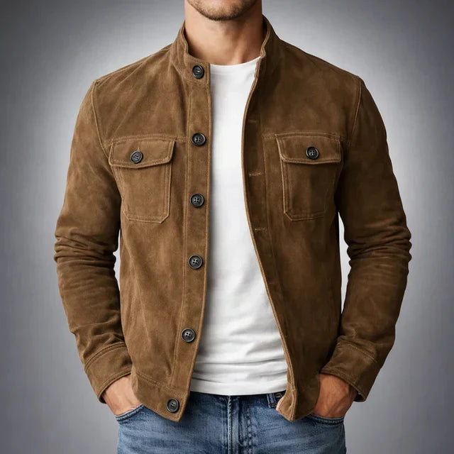 Men's Pocket Matte-Finish Jacket
