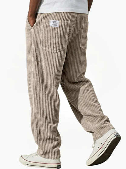 Men's Relaxed Ribbed Pants