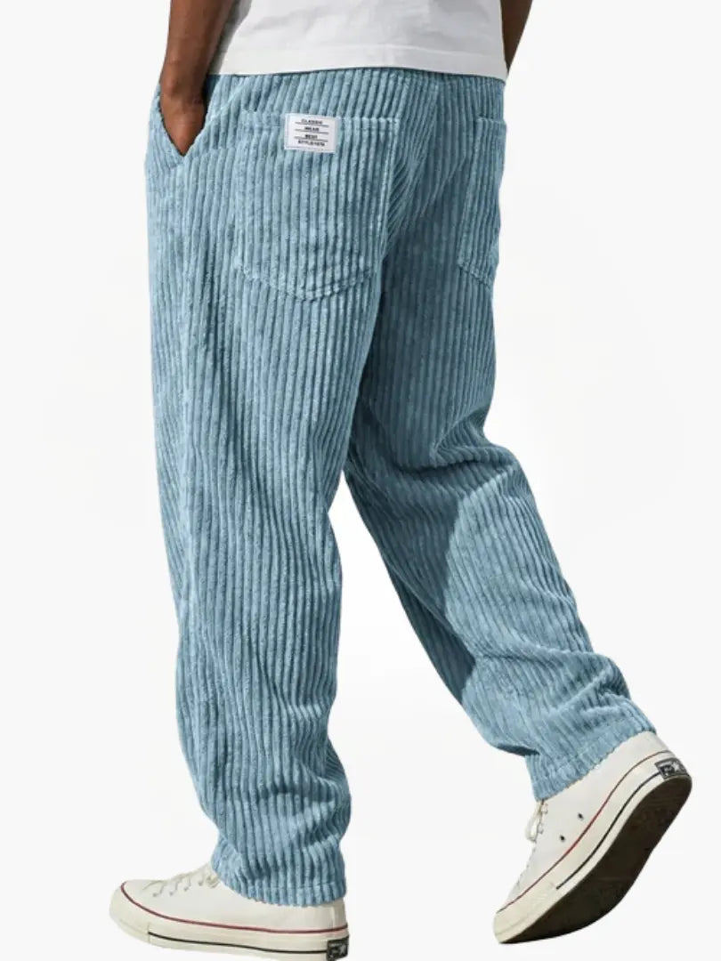 Men's Relaxed Ribbed Pants