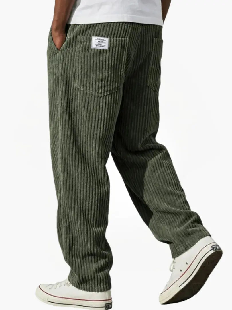 Men's Relaxed Ribbed Pants