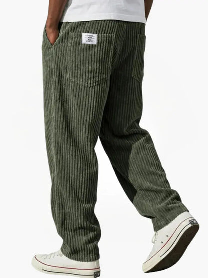 Men's Relaxed Ribbed Pants