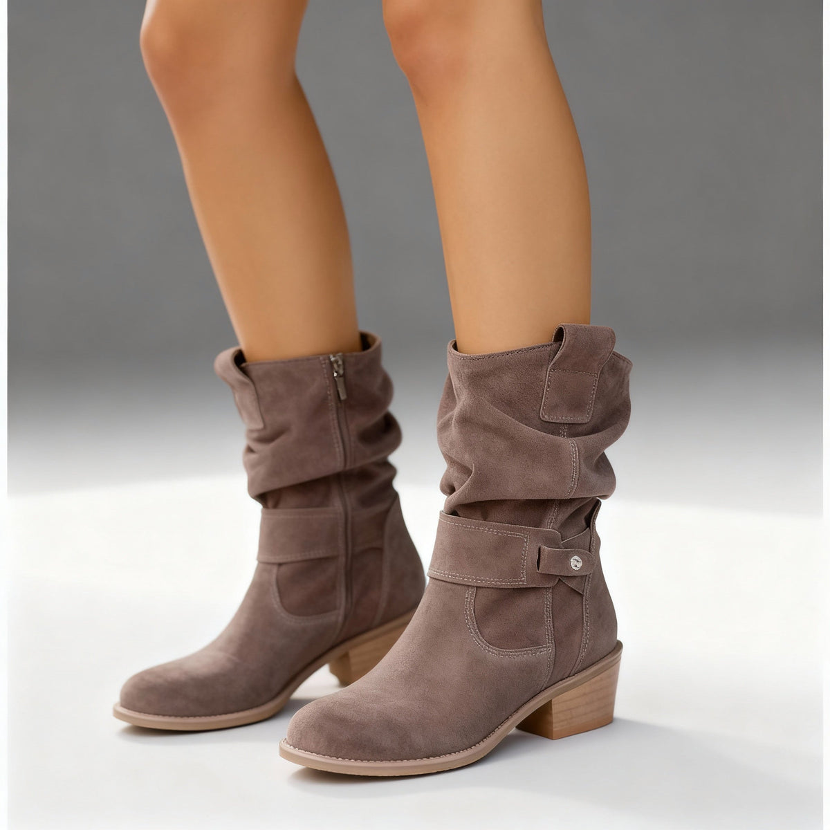 Women's Slouchy Mid-Calf Boots