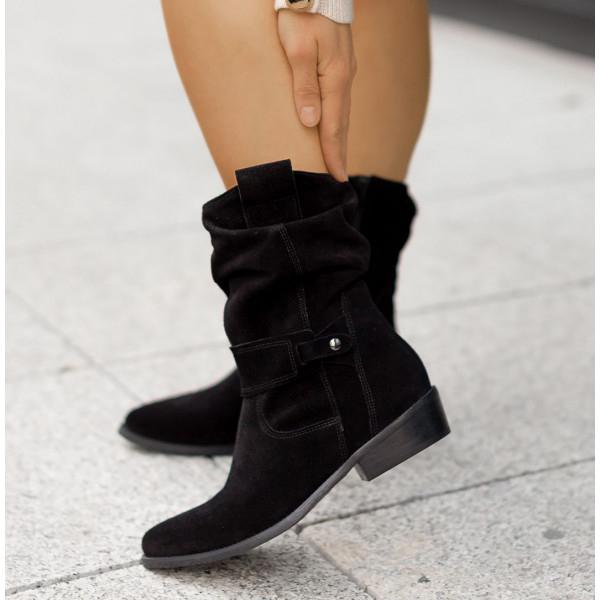 Women's Slouchy Mid-Calf Boots