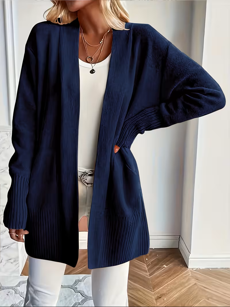 Women's Relaxed Open-Front Cardigan