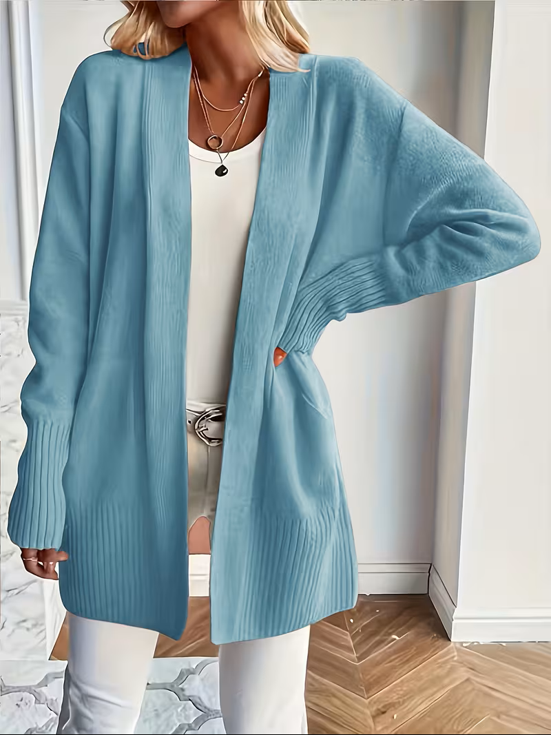 Women's Relaxed Open-Front Cardigan