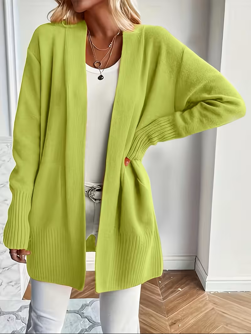 Women's Relaxed Open-Front Cardigan
