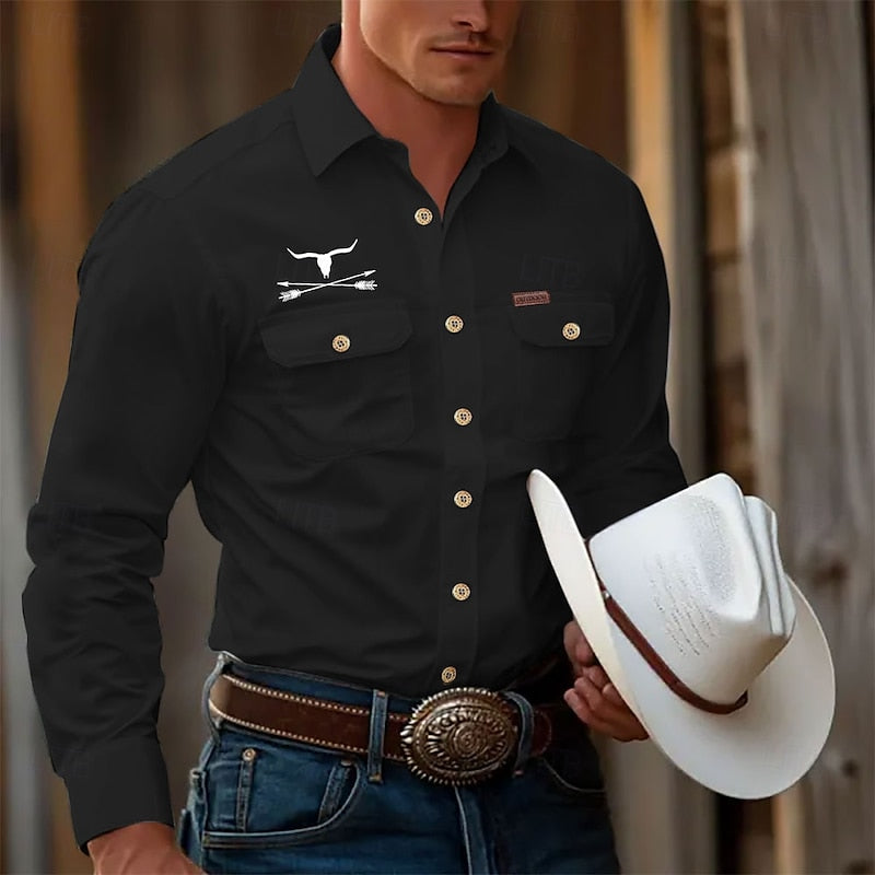 Men's Western Long-Sleeve Shirt