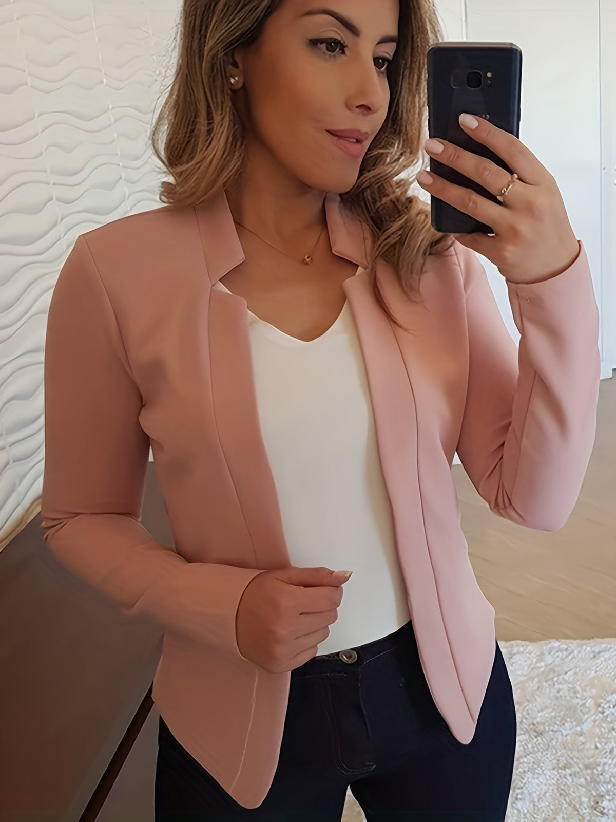 Women's Open Front Tailored Jacket