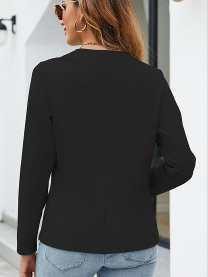 Women's Open Front Tailored Cardigan