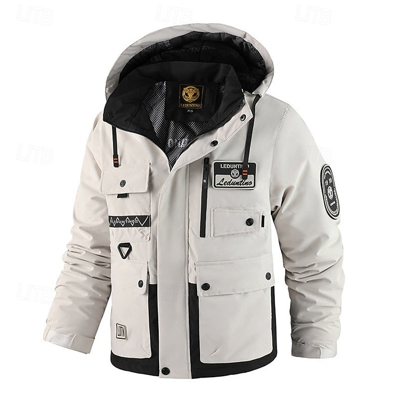 Men's Hooded Utility Jacket