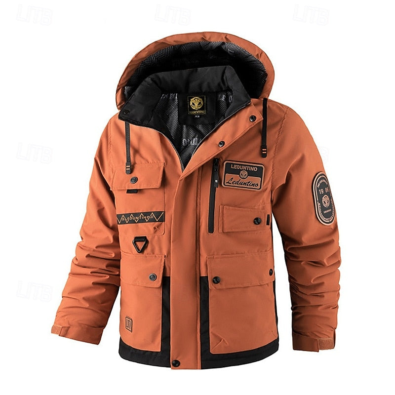 Men's Hooded Utility Jacket