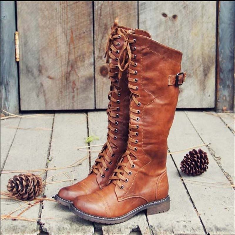 Women's Tall Lace-Up Riding Boots
