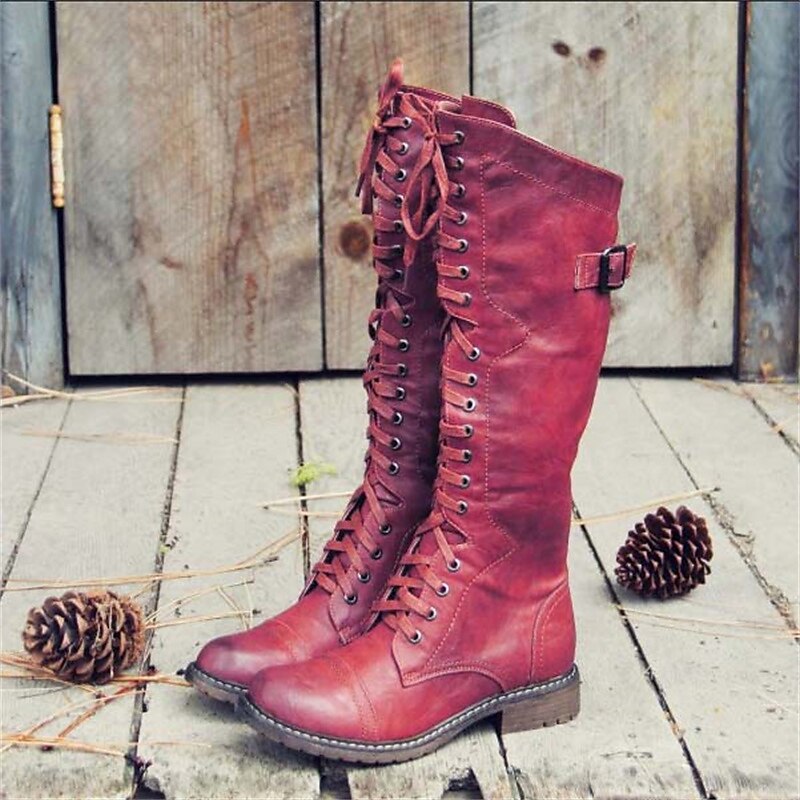 Women's Tall Lace-Up Riding Boots