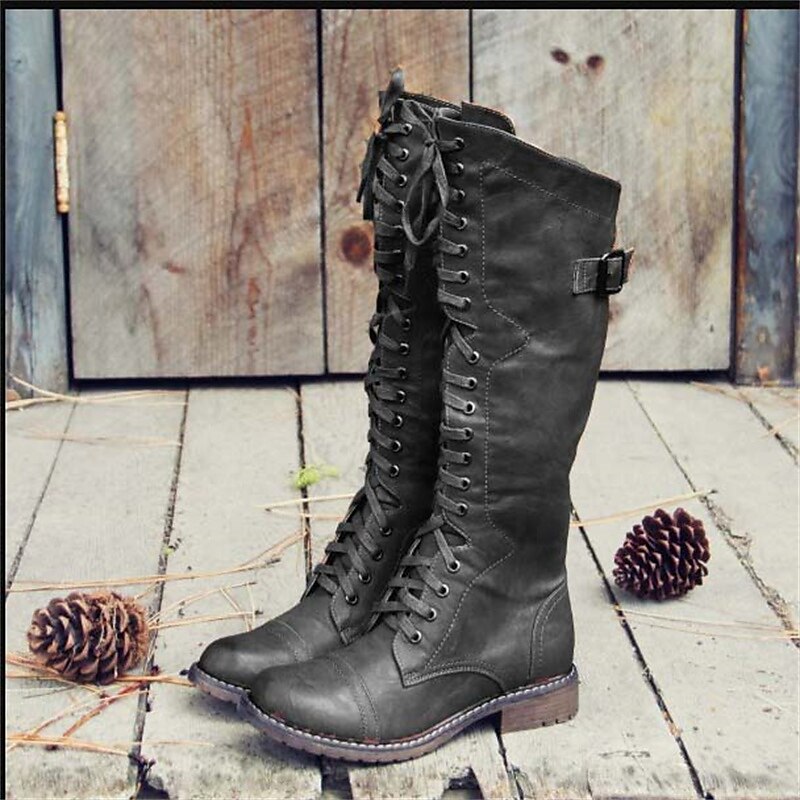 Women's Tall Lace-Up Riding Boots