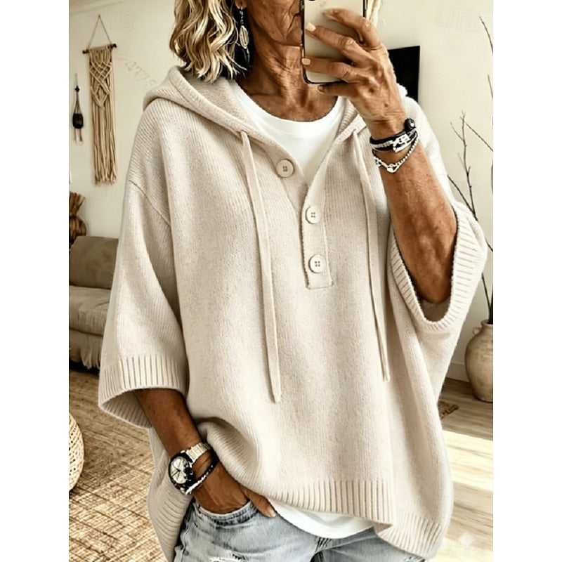 Women's Relaxed Hooded Sweater