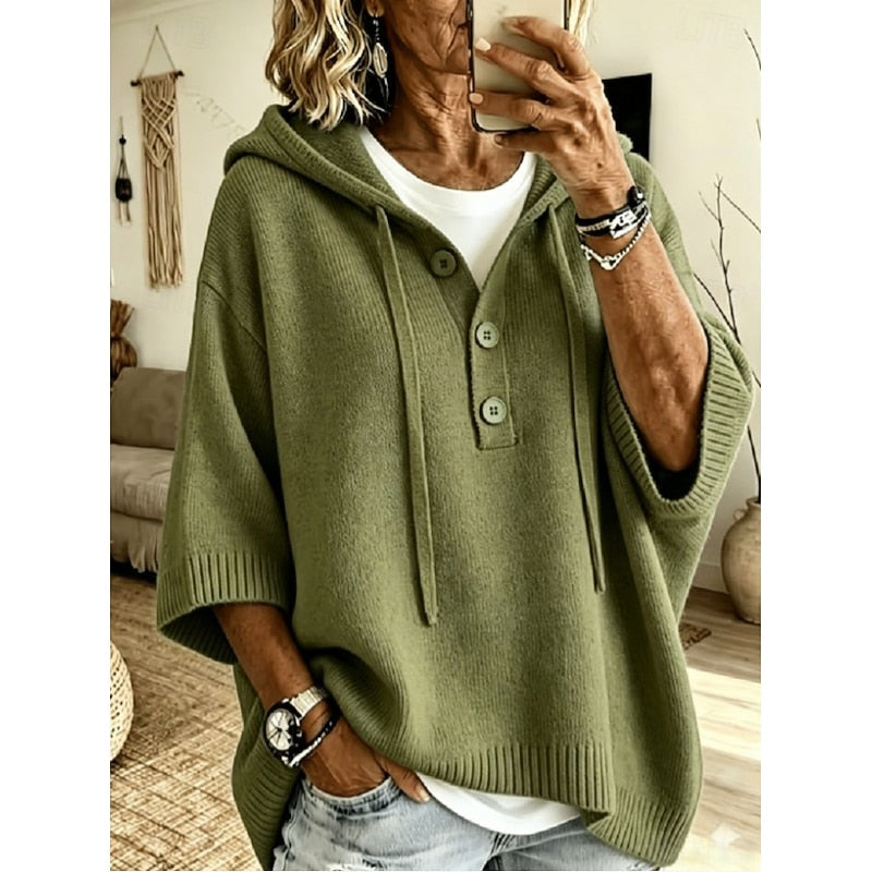 Women's Relaxed Hooded Sweater