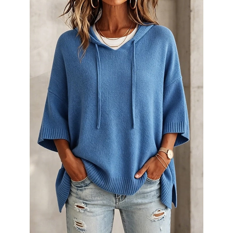Women's Relaxed Hooded Sweater
