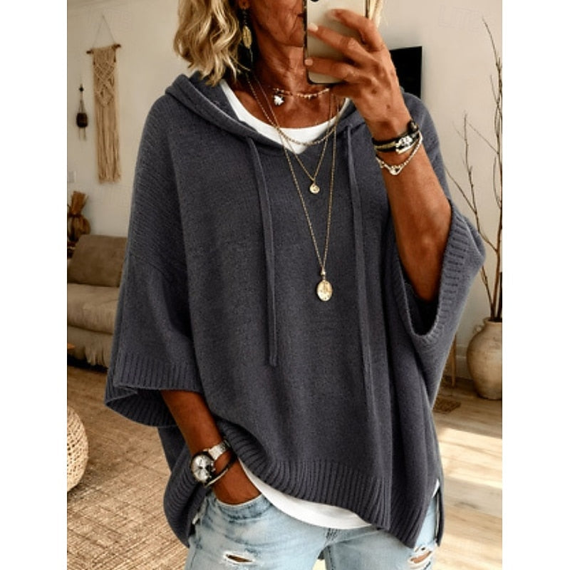 Women's Relaxed Hooded Sweater