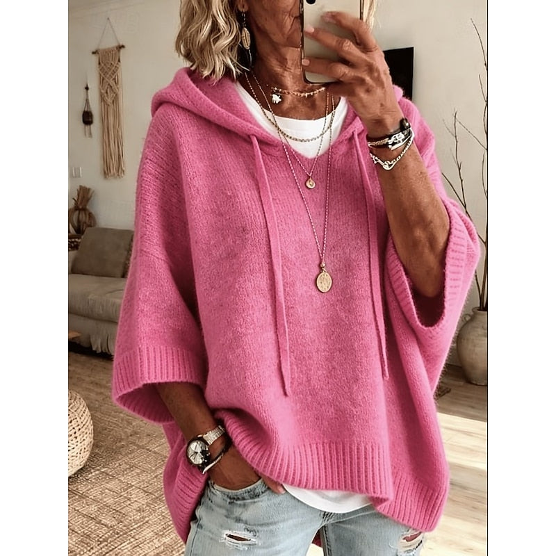 Women's Relaxed Hooded Sweater