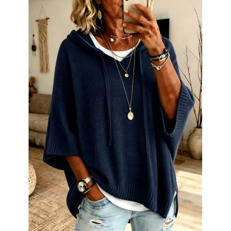 Women's Relaxed Hooded Sweater