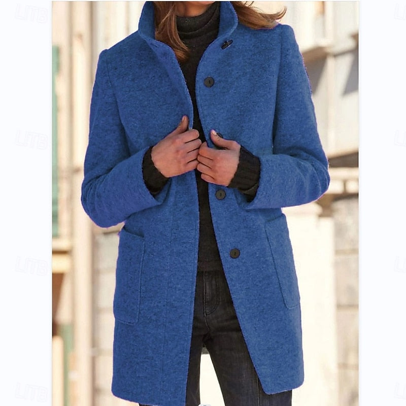 Women's Stand-Collar Coat
