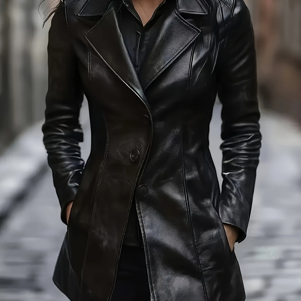 Women's Tailored Mid-Length Coat