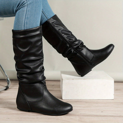 Women's Slouched Mid-Calf Boots