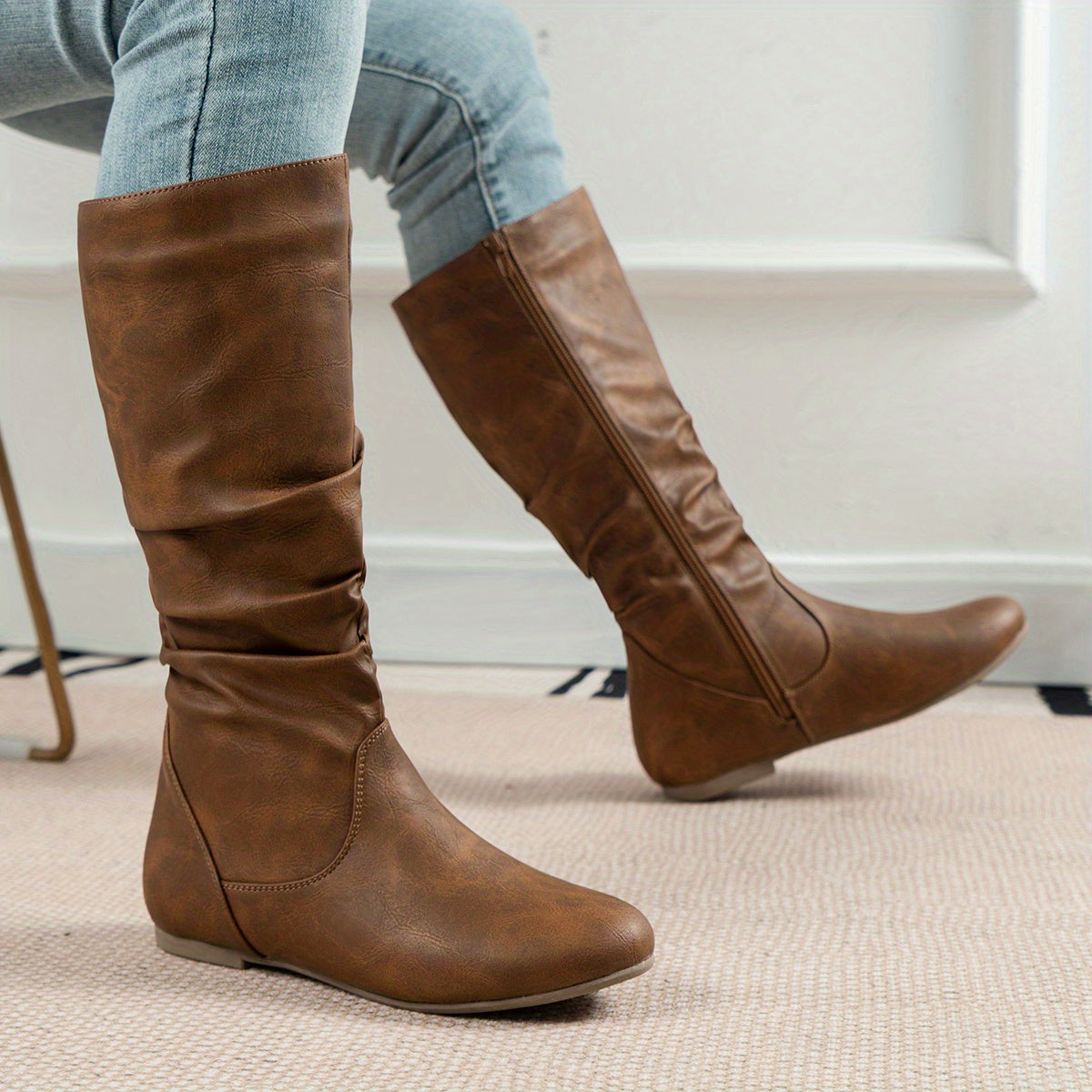 Women's Slouched Mid-Calf Boots