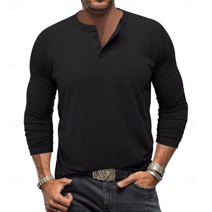 Men's Long-Sleeve Henley